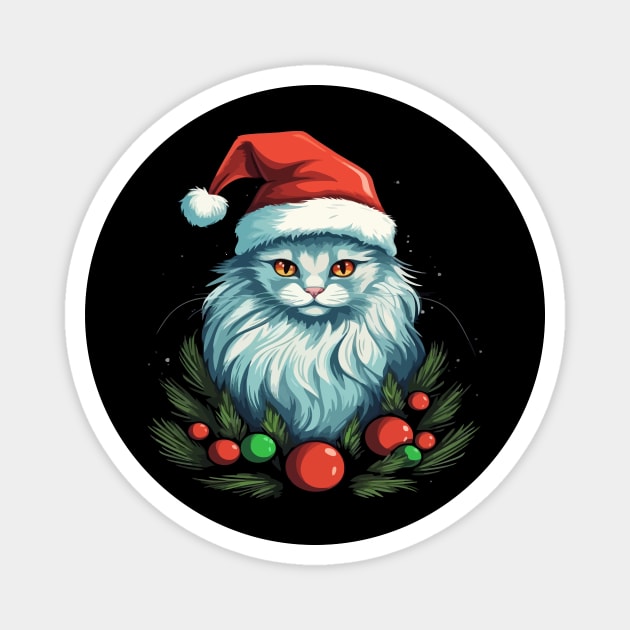 Turkish Angora Christmas Magnet by JH Mart